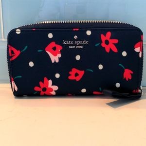 Kate Spade Chelsea Floral  large wallet